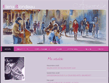 Tablet Screenshot of elena-blondeau-aquarelle.com